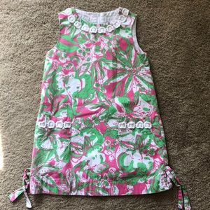 Lilly pulitzer classic girls shift dress size 5